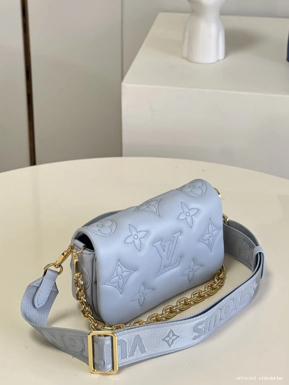 Official oldcobbler STRAP ON WALLET VUITTON BUBBLEGRAM LOUIS 0824